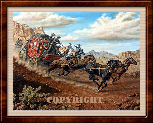 Vailiant Defense - Oil on Canvas