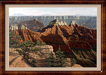 North Rim Vista - Oil on Canvas